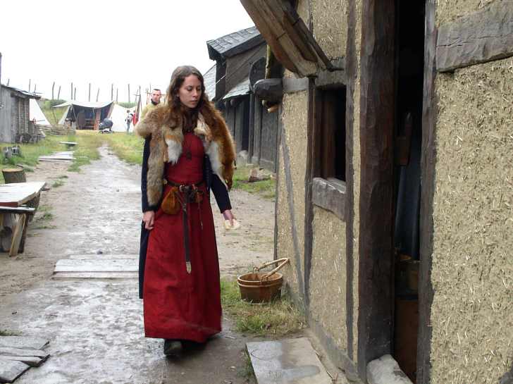 Woman in Foteviken Viking Reservation