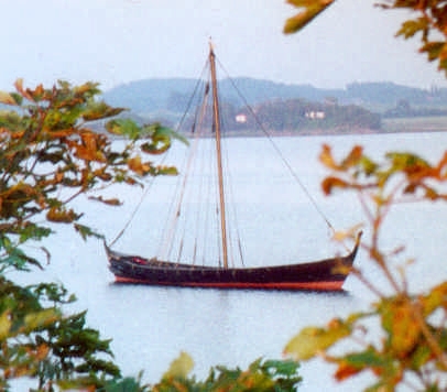 The Viking ship Lindheim Sunds